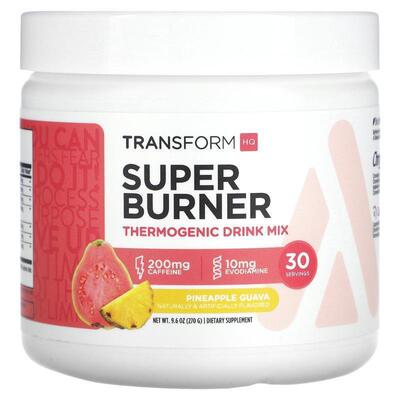 TransformHQ, Super Burner，生热混合饮品，菠萝番石榴味