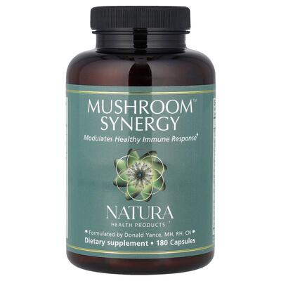 Natura Health Products,Mushroom™ Synergy, 180 Capsules