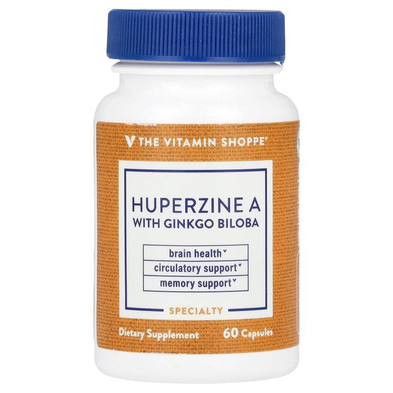 The Vitamin Shoppe,Huperzine A With Ginkgo Biloba