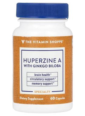 The Vitamin Shoppe,Huperzine A With Ginkgo Biloba