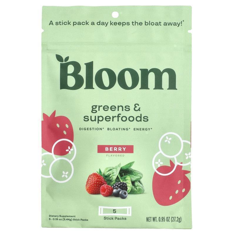 Bloom,Greens &amp;amp;amp Superfoods，浆果味