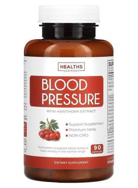 Healths Harmony,Blood Pressure with Hawthorn Extract，90 粒