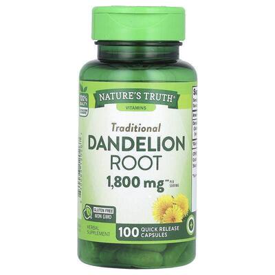 Nature's Truth,Vitamins, Dandelion Root, 900 mg, 100 Quick R