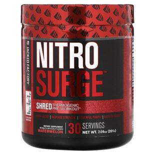 Jacked Factory,Nitro Surge, Shred Thermogenic Pre-Workout
