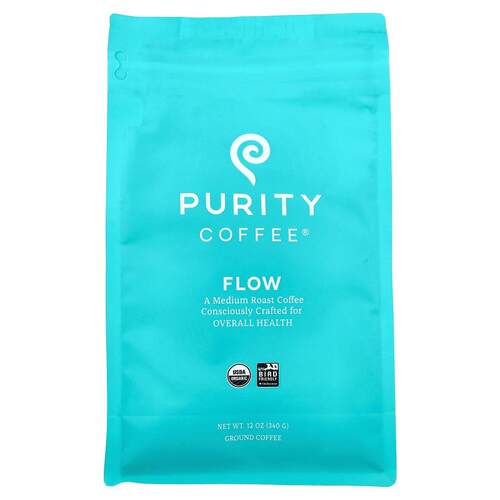 Purity Coffee,Flow，研磨，中度烘焙，12 盎司（340 克）