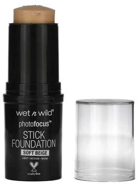wet n wild,Photofocus Stick Foundation, Soft Beige 854B, 0.0