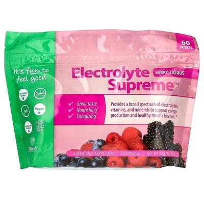 Jigsaw Health,Electrolyte Supreme™，浆果味，60 包，5.4 克每