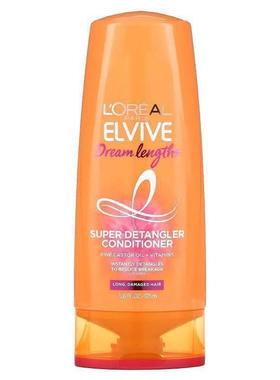 欧莱雅,Elvive，Dream Lengths，超级顺发护发素，12.6 液量盎司3