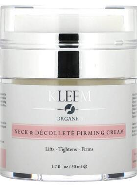 Kleem Organics,颈部和肩部紧雅霜，适合各种肤质，1.7 液量盎司