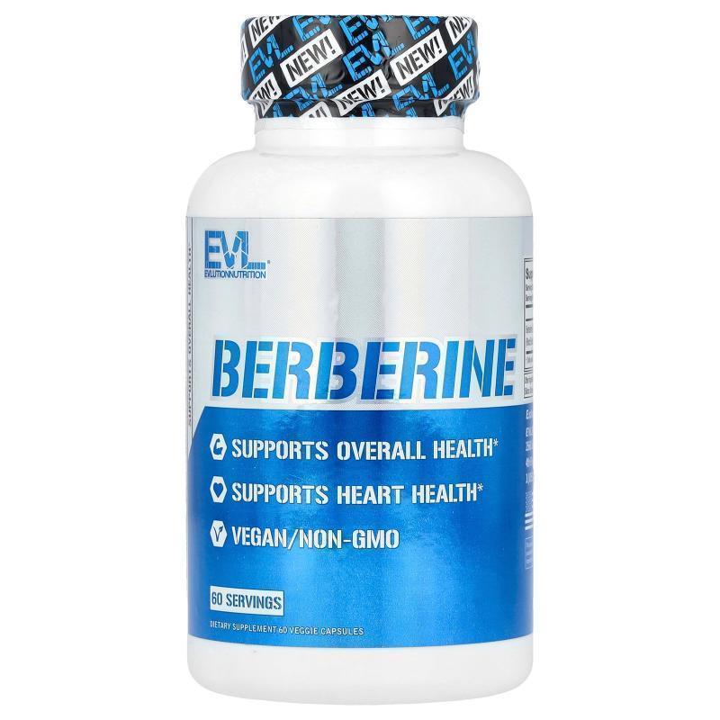EVL,Berberine, 60 Veggie Capsules