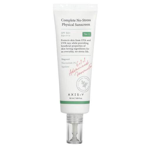Axis-Y,Complete No-Stress Physical SunscreenSPF50+PA++++
