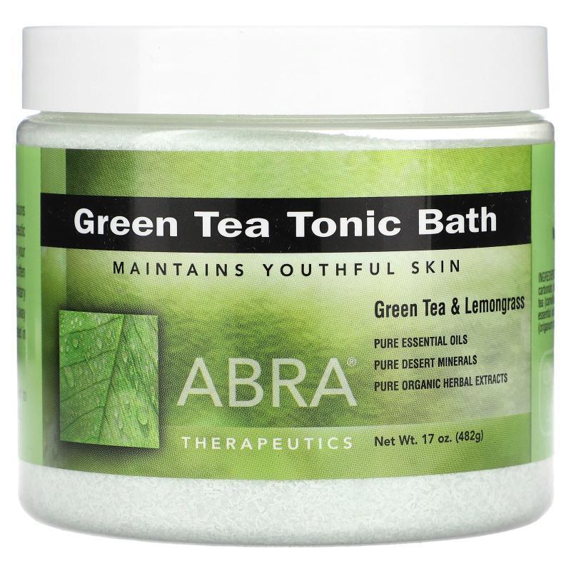 Abracadabra, Abra Therapeutics,Green Tea Tonic Bath, 17 oz (