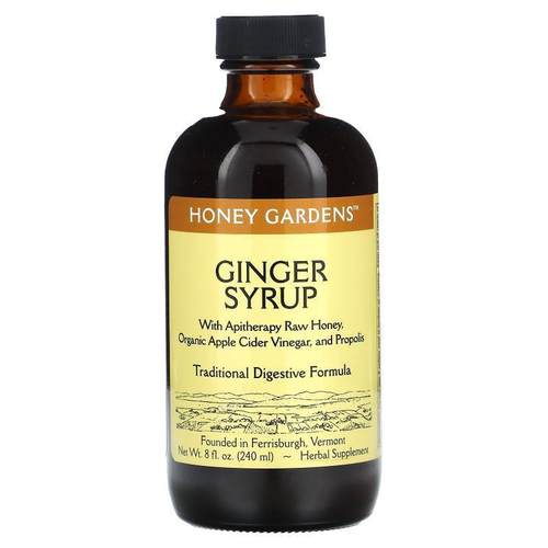 Honey Gardens,Ginger Syrup, 8 fl oz (240 ml)