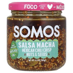 Somos,Salsa Macha,墨西哥红辣椒薯片,坚果和籽,中辣