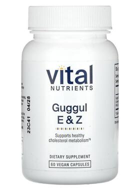 Vital Nutrients,Guggul E &amp;amp;amp; Z, 60 Vegan Capsu
