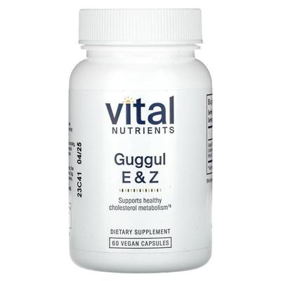 Vital Nutrients,Guggul E &amp;amp;amp; Z, 60 Vegan Capsu