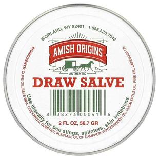 Amish Origins,Draw Salve,2 液量盎司(56.7 克)