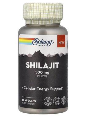 Solaray,Men's Shilajit, 60 VegCaps (250 mg per Capsule)