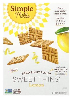 Simple Mills,Seed &amp;amp;amp; Nut Flour Sweet Thins, L