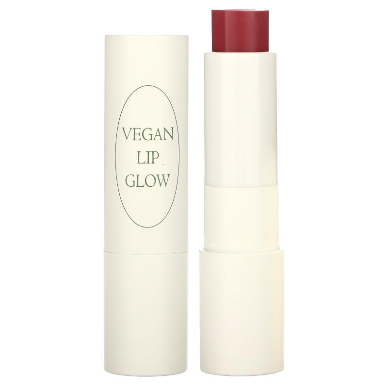 Nacific,Vegan Lip Glow, 03 Coral Rose, 0.13 oz (3.9 g)