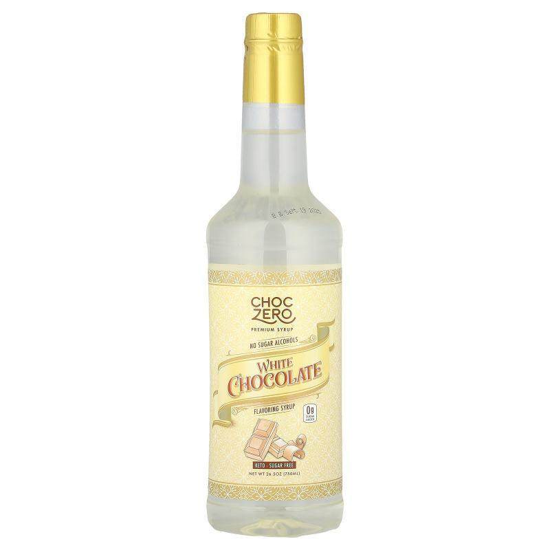 ChocZero,优质糖浆，白巧克力，无糖，26.5 盎司（750 毫升）