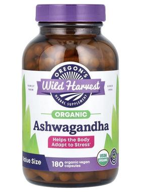 Oregons Wild Harvest,南非醉茄，180 粒胶囊