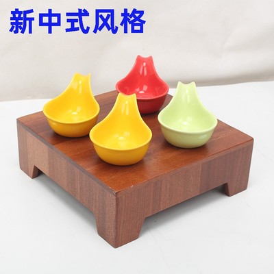 中式自助餐冷餐茶k歇摆台木质甜品台摆件展示架蛋糕点心托盘寿司