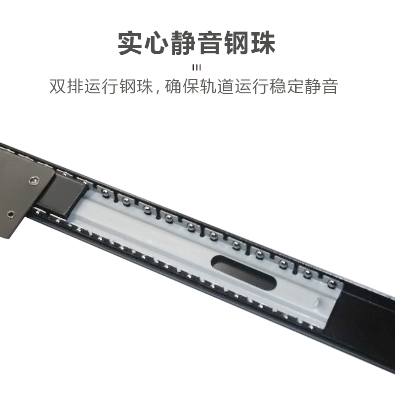 衣柜橱柜隐藏g滑轨折叠侧插式伸缩导轨五金回旋门静音推拉全套配