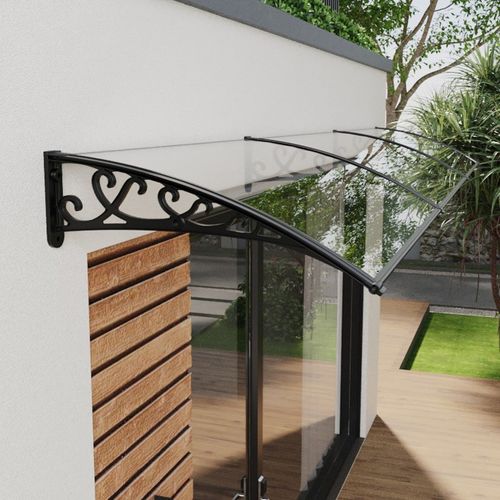 家用窗户加厚塑钢雨棚q庭院门头防雨挡板屋檐防飘雨阳台遮阳雨搭