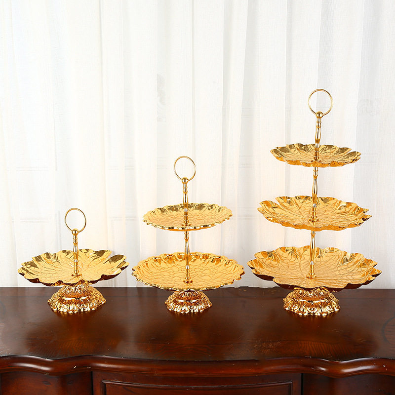 外贸铁艺多层点h心蛋糕架家用客厅茶几零食摆放糖水果盘甜品台托,餐饮具,果盆/果盘/果篮,淘宝优惠券,粉丝福利购,淘宝优惠卷