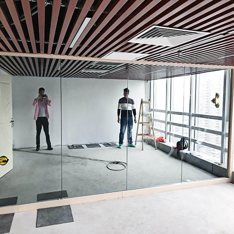 厂家生产单向透视玻璃 审讯室单反镜面玻璃 镀膜单面反射镜面玻璃