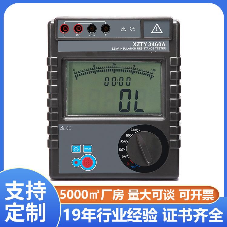 2500V高精度绝缘电阻表 200GΩ高压电子式绝缘电阻测试仪表