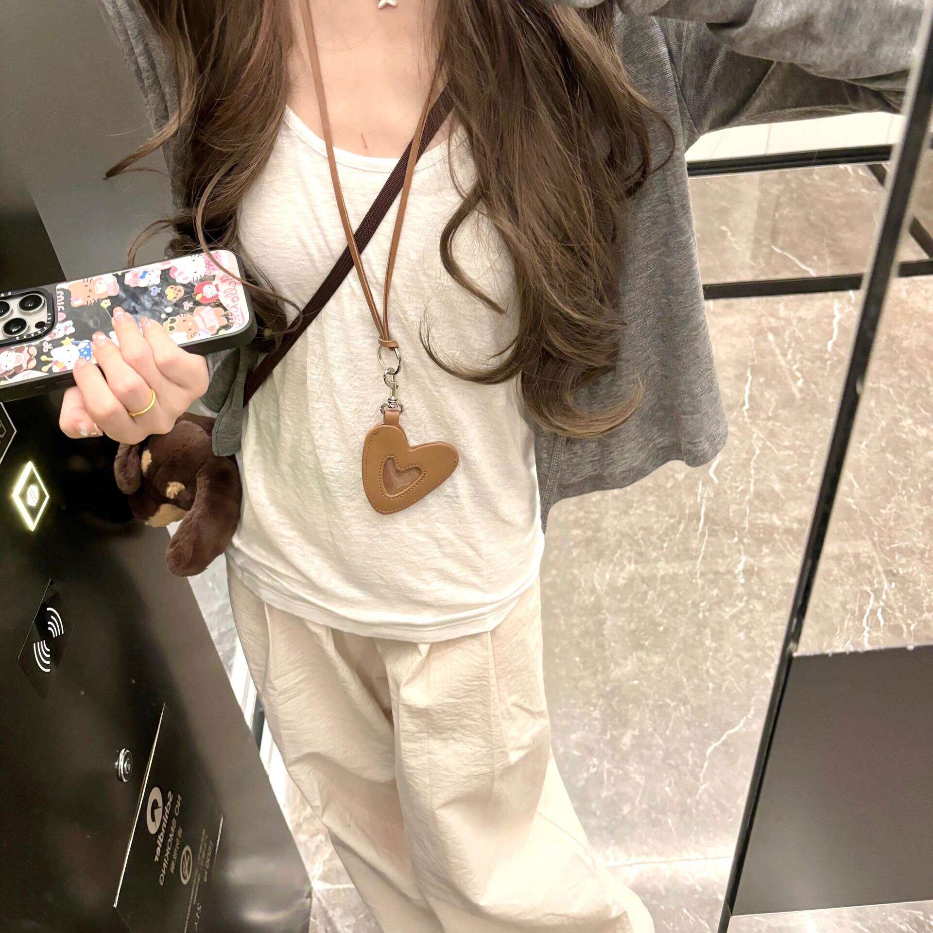 老钱风慵懒灰色冰丝防晒