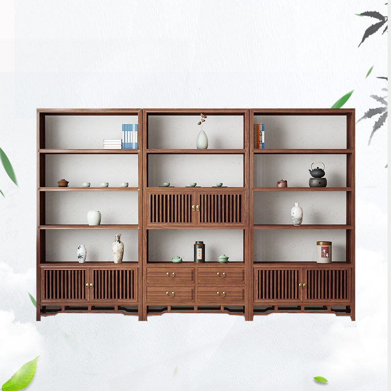 酒店大堂客厅书本花瓶瓷器展示博古架 可做电视柜藏品收纳展示架