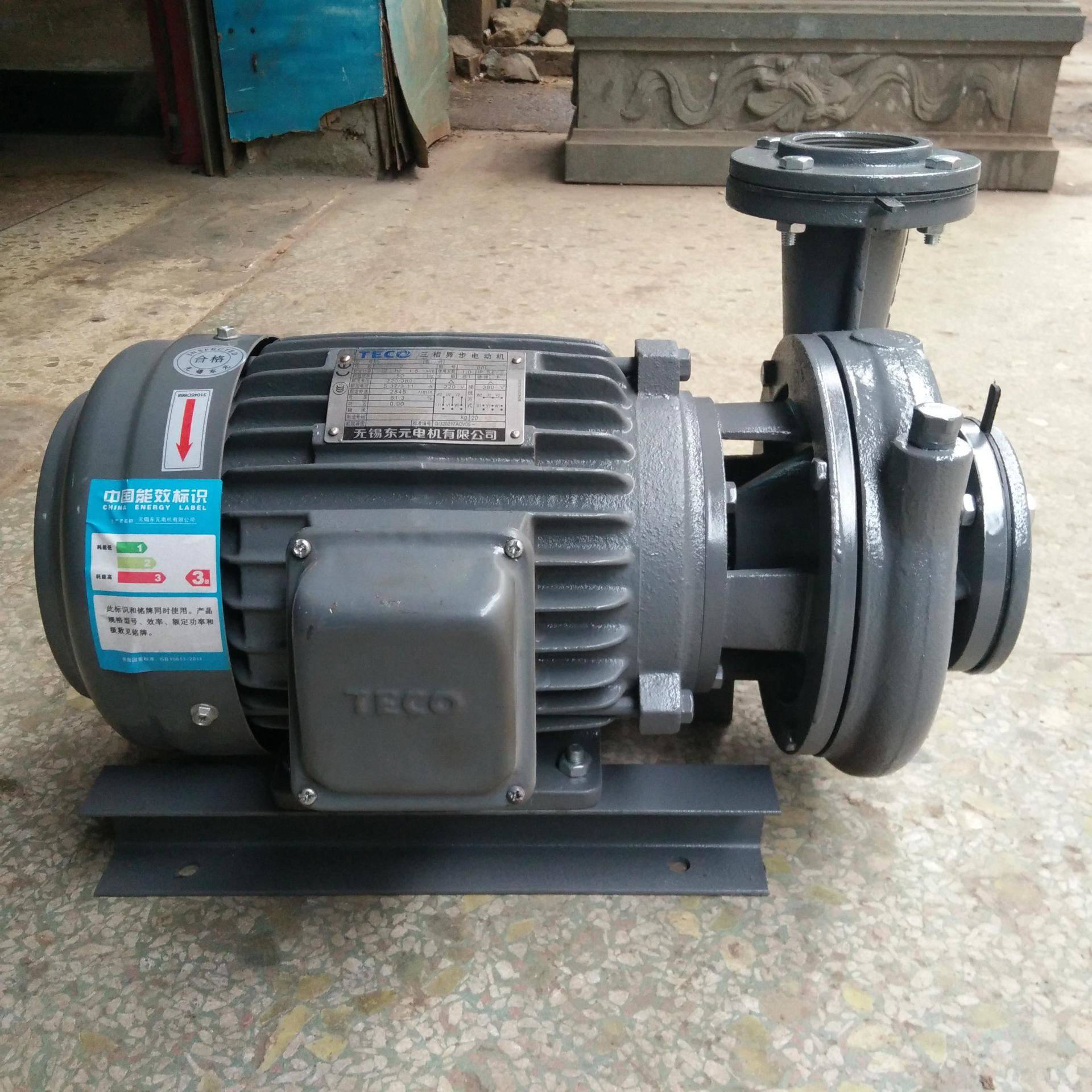 台泉牌卧式冲洗补水泵TA40150 东元热水循环泵 30KW 6寸管径DN150