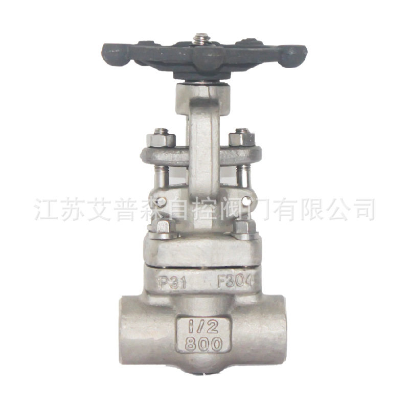 J11/61W-800LB手动截止阀 F304不锈钢螺纹焊接高温高压气体截止阀
