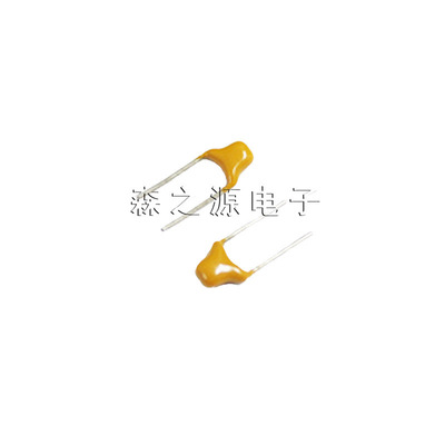 独石电容105 CT4 105K  1UF 50V 脚距5.08mm