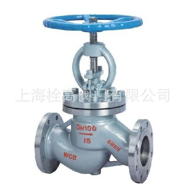 J41W-16C不锈钢法兰截止阀 法兰重量蒸汽截止阀DN15-DN300