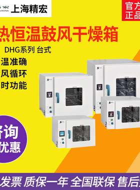 上海精宏 DHG-9023A/9011A台式电热恒温鼓风干燥箱立式烘箱实验室