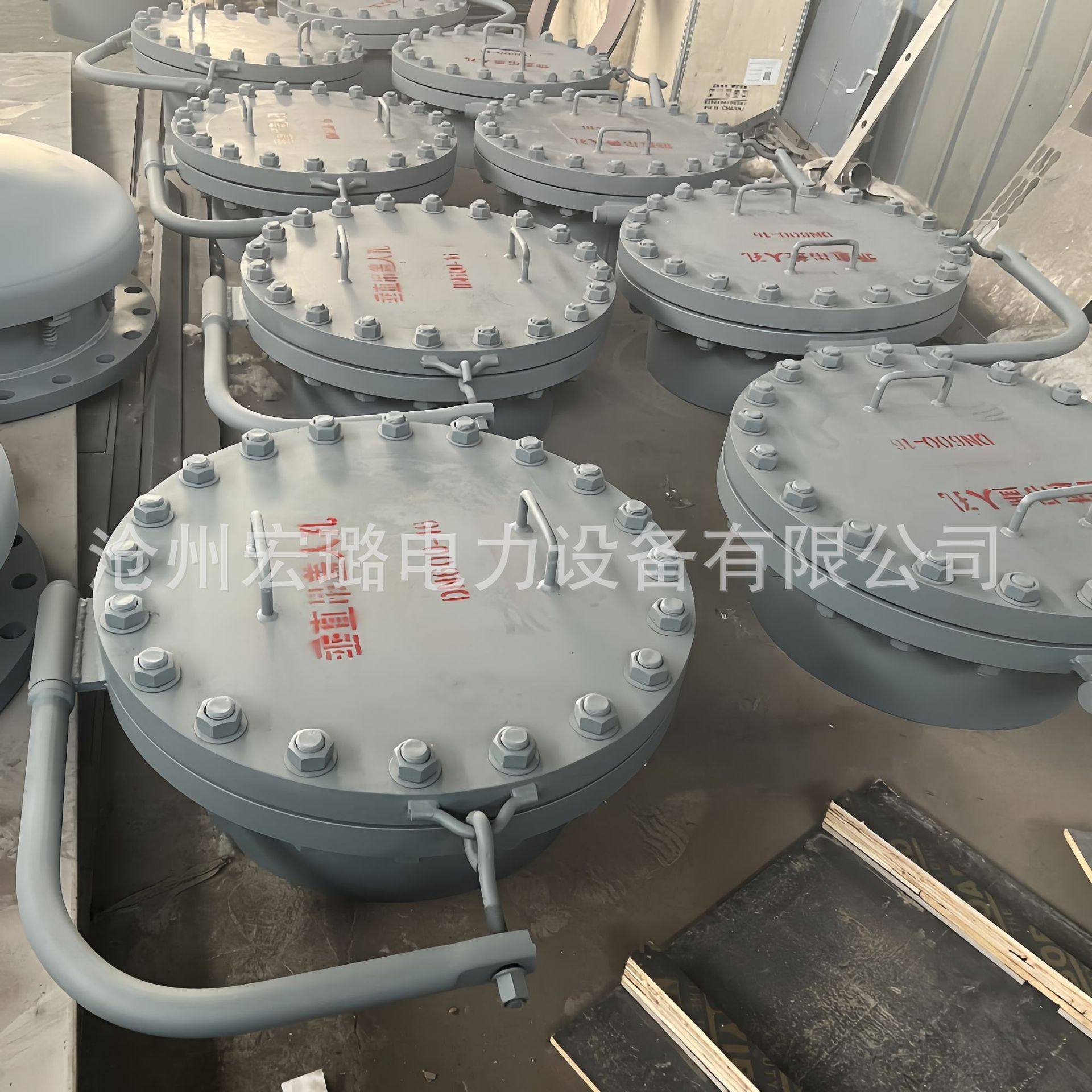 垂直吊盖带颈对焊法兰人孔HG/T21521-2014罐侧人孔DN600钢制耐压