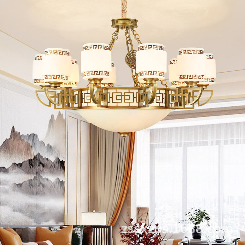 新中式客厅吊灯中国风全铜餐厅灯卧室铜灯仿古书房别墅大厅灯具,橡塑材料及制品,其他塑料制品,淘宝优惠券,粉丝福利购,淘宝优惠卷