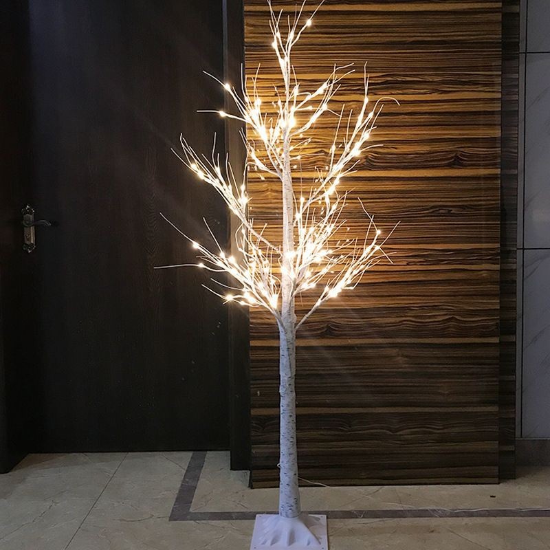 LED白桦树灯圣诞仿真树新年彩灯客厅家居装饰灯春节日景观灯串