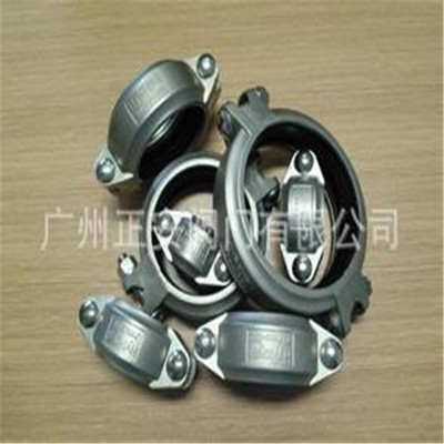 沟槽管件卡箍管件不锈钢沟槽卡箍卫生级球阀蝶阀Z011-A依博罗EBRO