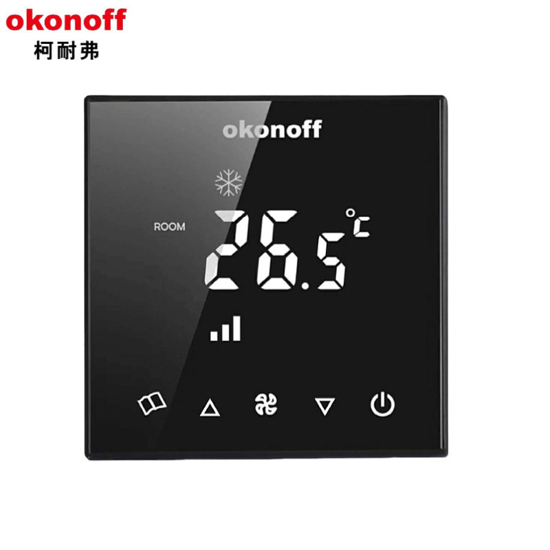 okonoff柯耐弗大液晶联网型温控器Q8水电地暖开关控制面板485通讯