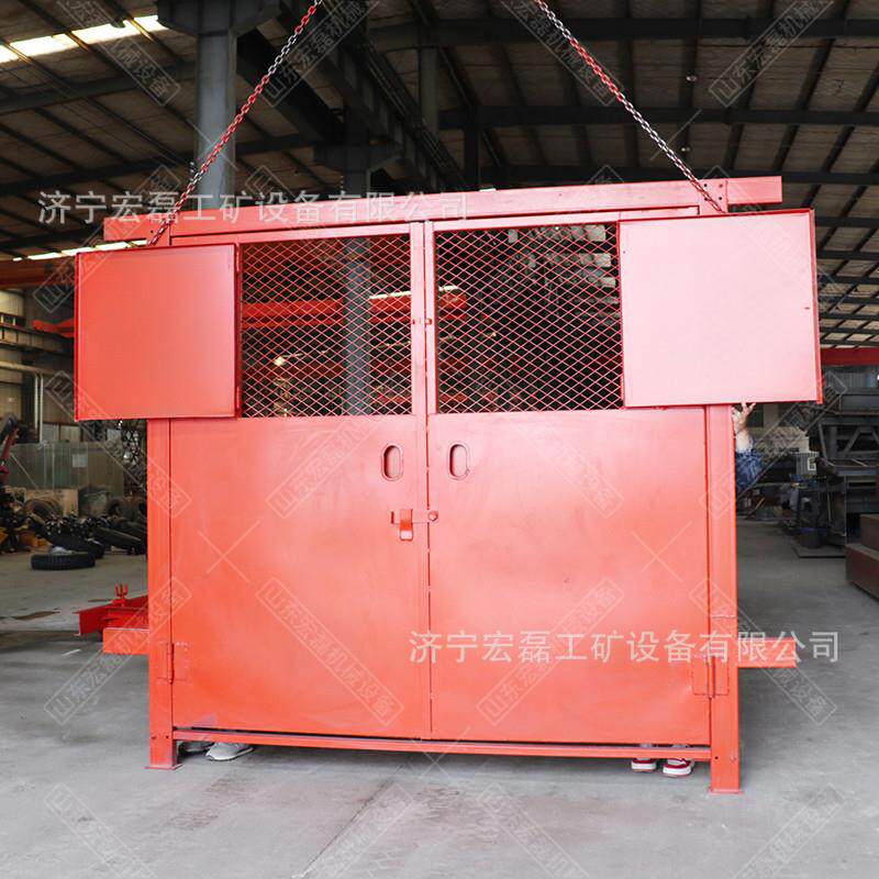 矿用防火栅栏门MFHSL1.8×2.0防火栅栏门防水两用无压风门密闭门