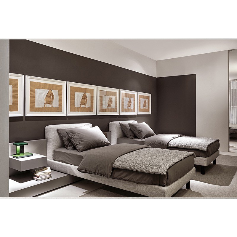 酒店标间双床民宿专用宾馆床布艺客房豪华双人床软体床公寓床