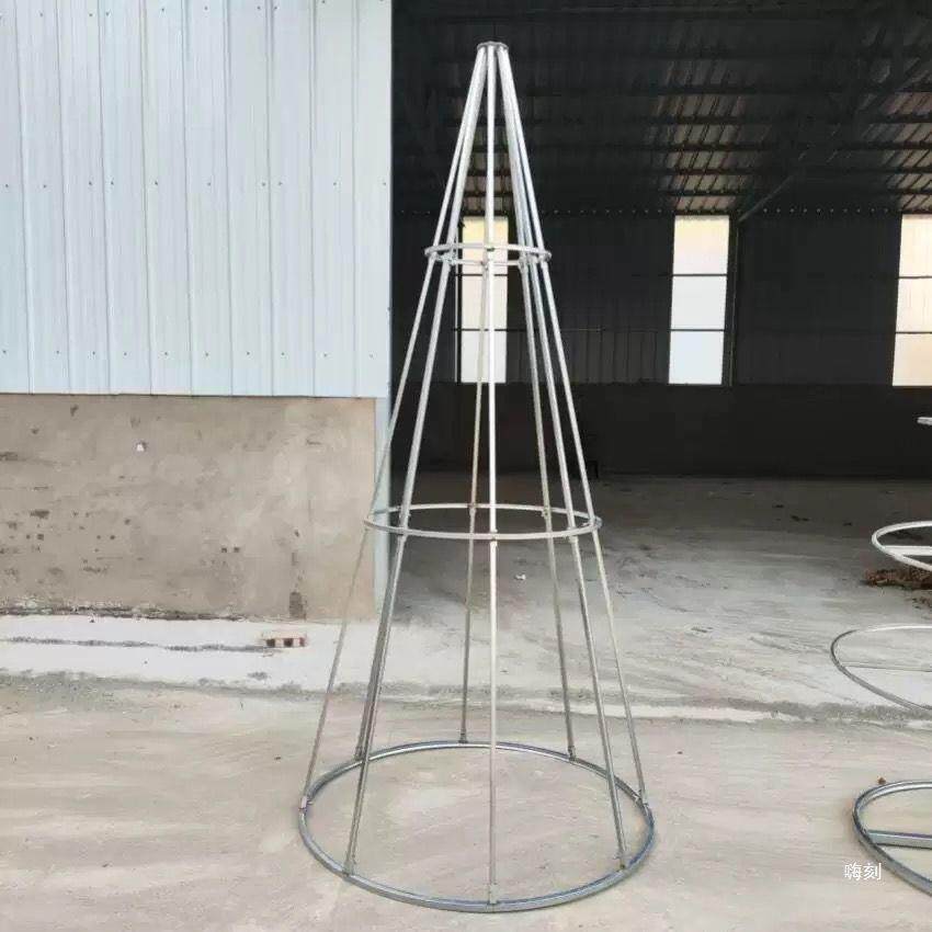 新款婚庆道具网红巨型花束龙骨架玫瑰铁艺花筒圣诞树商超浪漫美陈