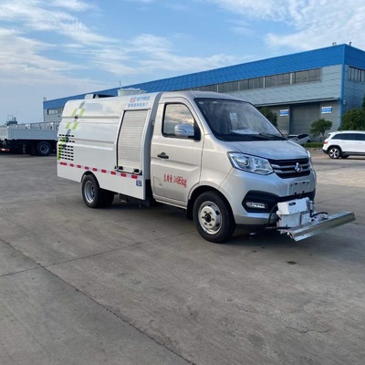 程力小型路面养护车道路清洗车 厂家直供蓝牌长安路面养护车