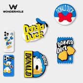 饰品 配件手机装 奇妙洞物wonderhole 迪士尼唐老鸭系列扭扭徽章DIY洞洞手机壳配件软硅胶洞洞鞋