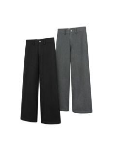 长裤 ONEER 重磅600G羊毛混纺肌理感毛呢直筒宽松休闲通勤秋冬西裤